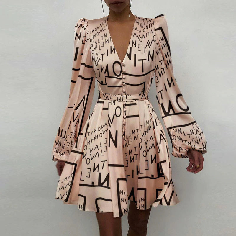 Print Party Dress