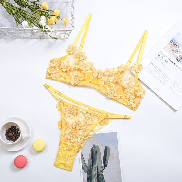2-Piece Floral Bra Set