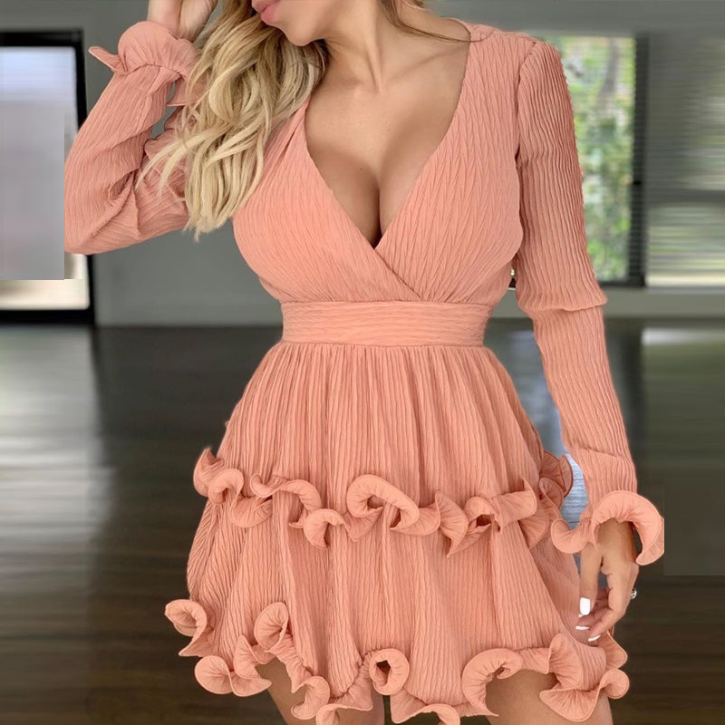Deep V Dress