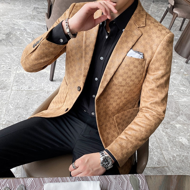 Men Blazers British Style