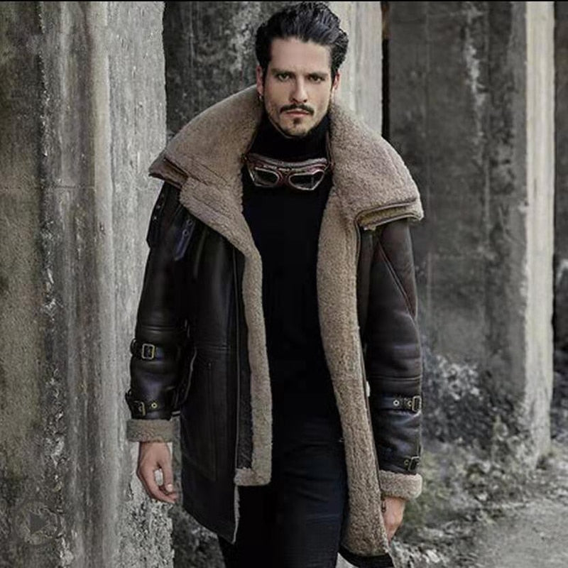 Winter Fur Lapel Padded Coat