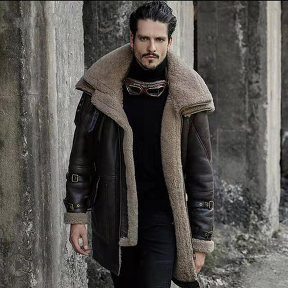 Winter Fur Lapel Padded Coat