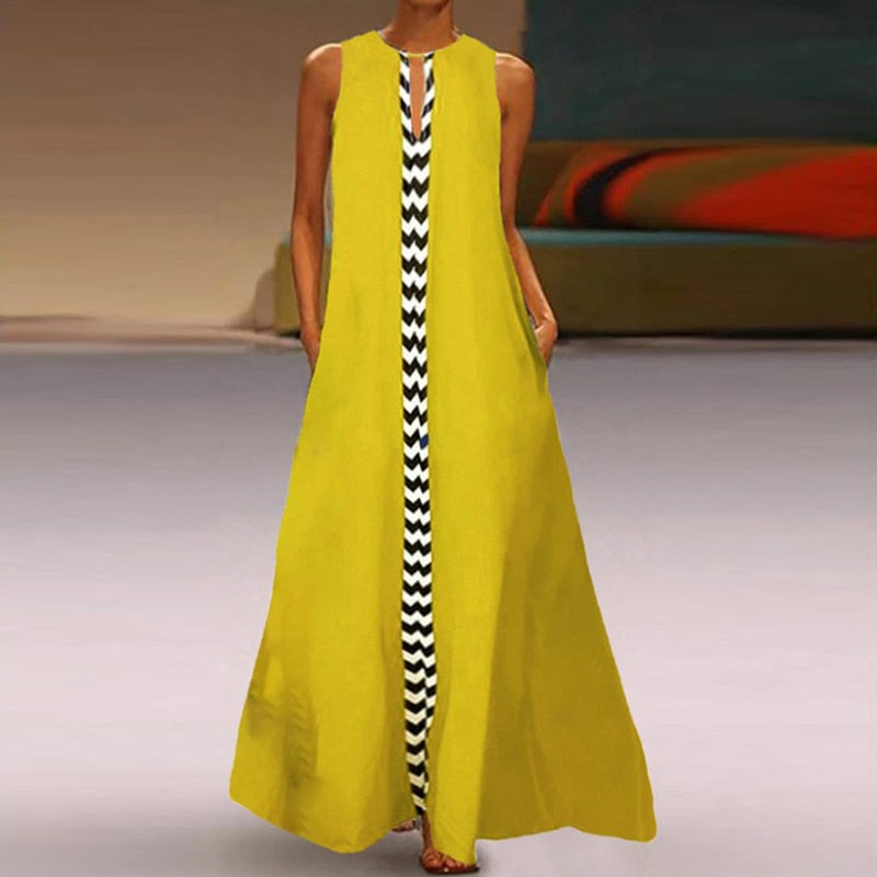 Summer Printed Maxi Dress