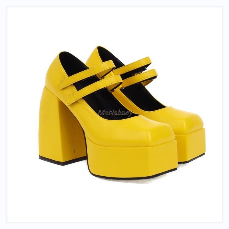 Vegan Leather Punk Shoes