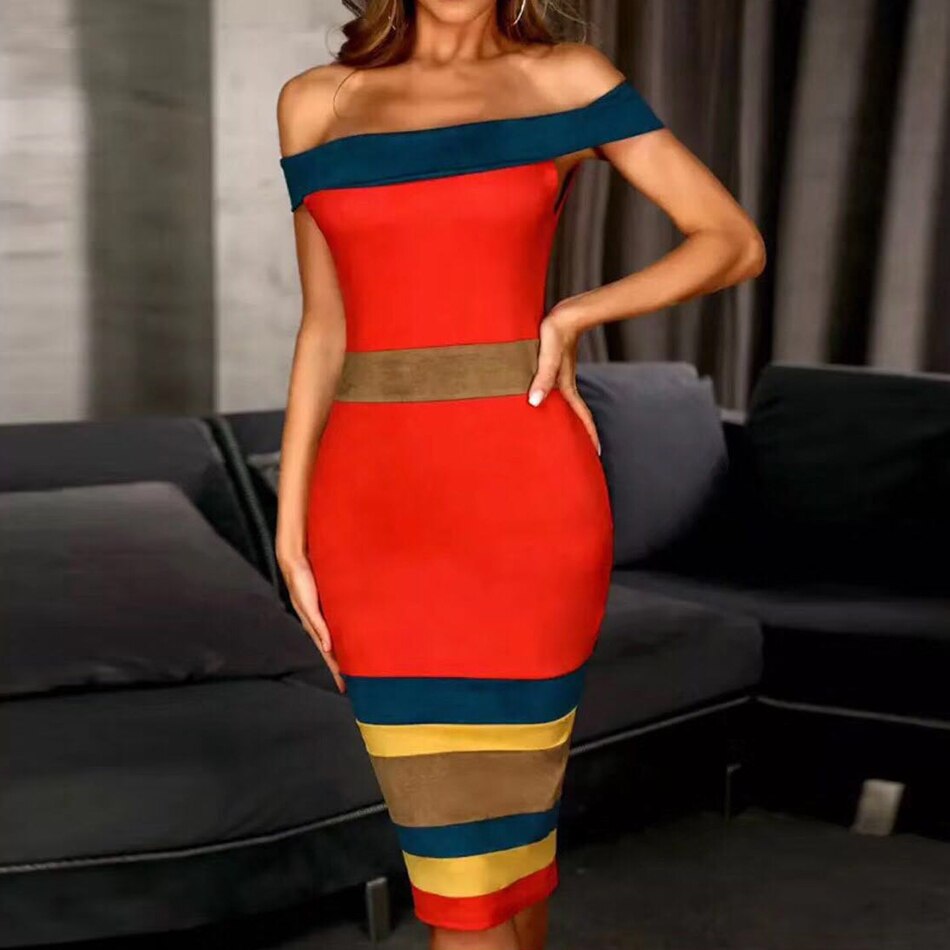 Off Shoulder Party Dress