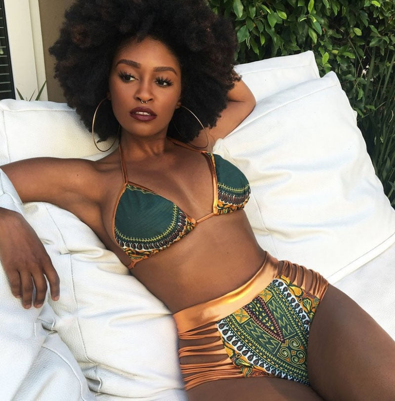 Yakonda Print Bikini Set