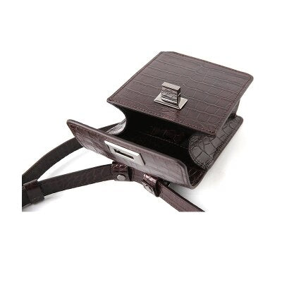 PU Leather Mini Belt bags