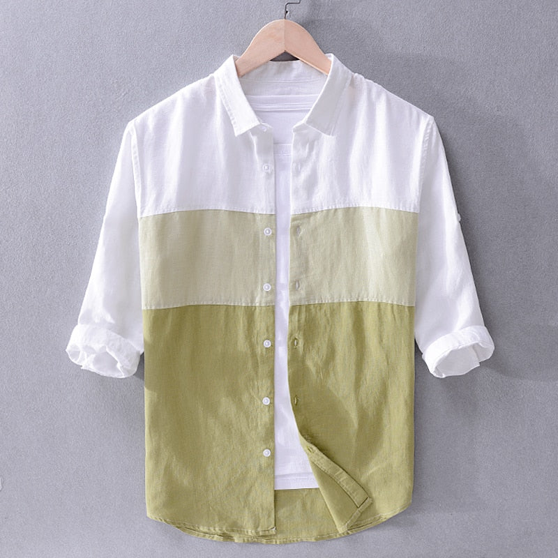 Italy brand linen shirt