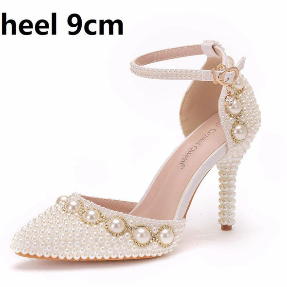Ivory White Pearl Shoes