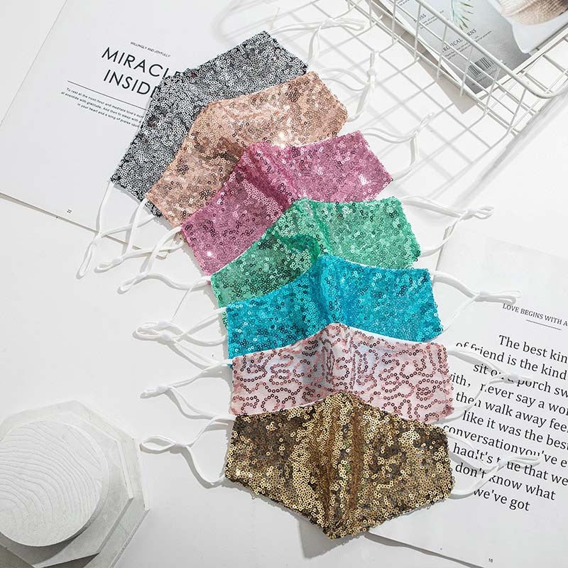 Fashion Shining Elastic Mask