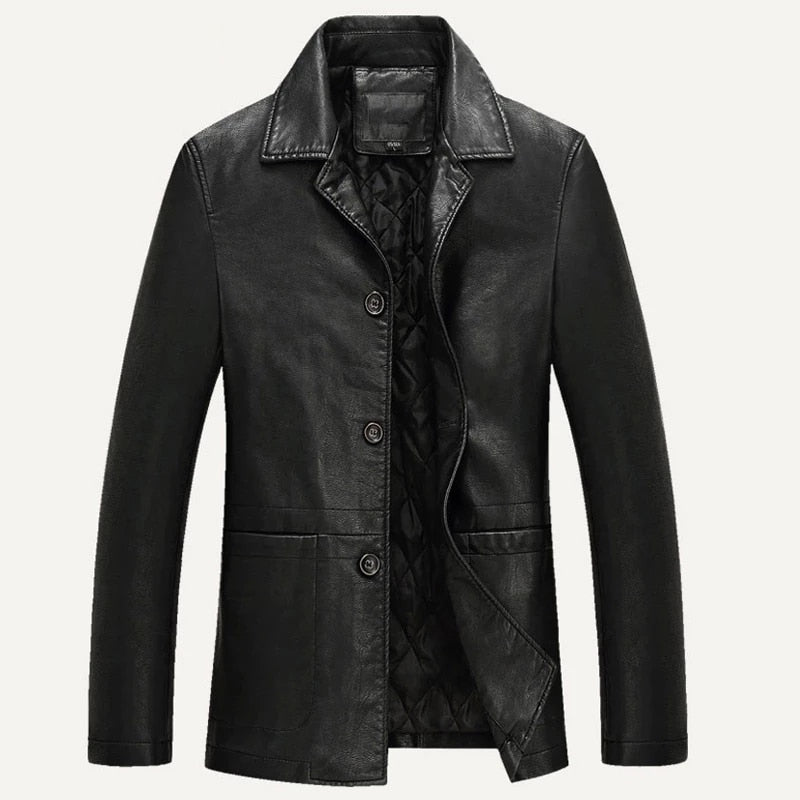 Business PU Leather Jacket