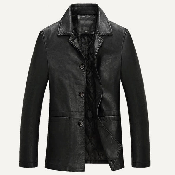 Business PU Leather Jacket