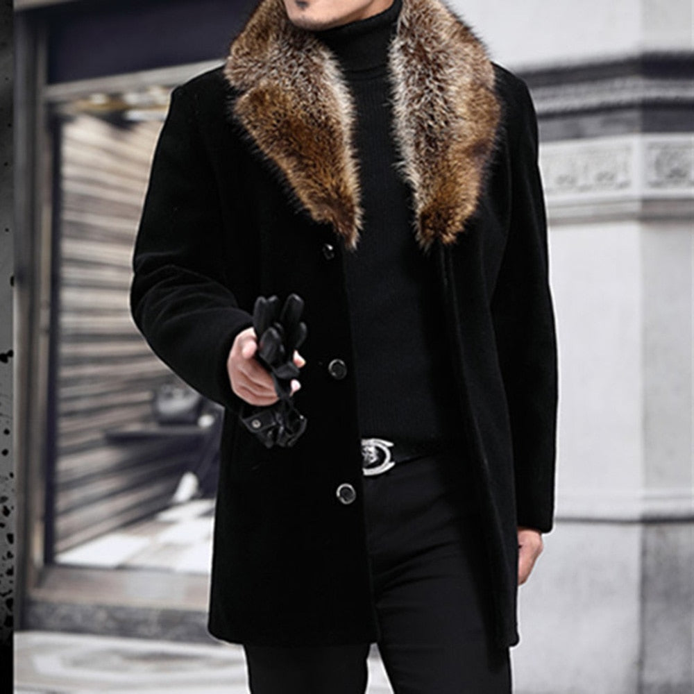 Winter Long Woolen Coat