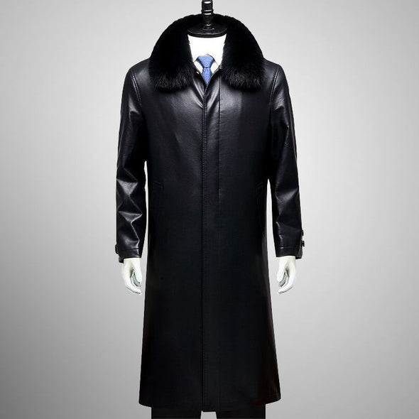 High-end Soft Thicker Leather Coat