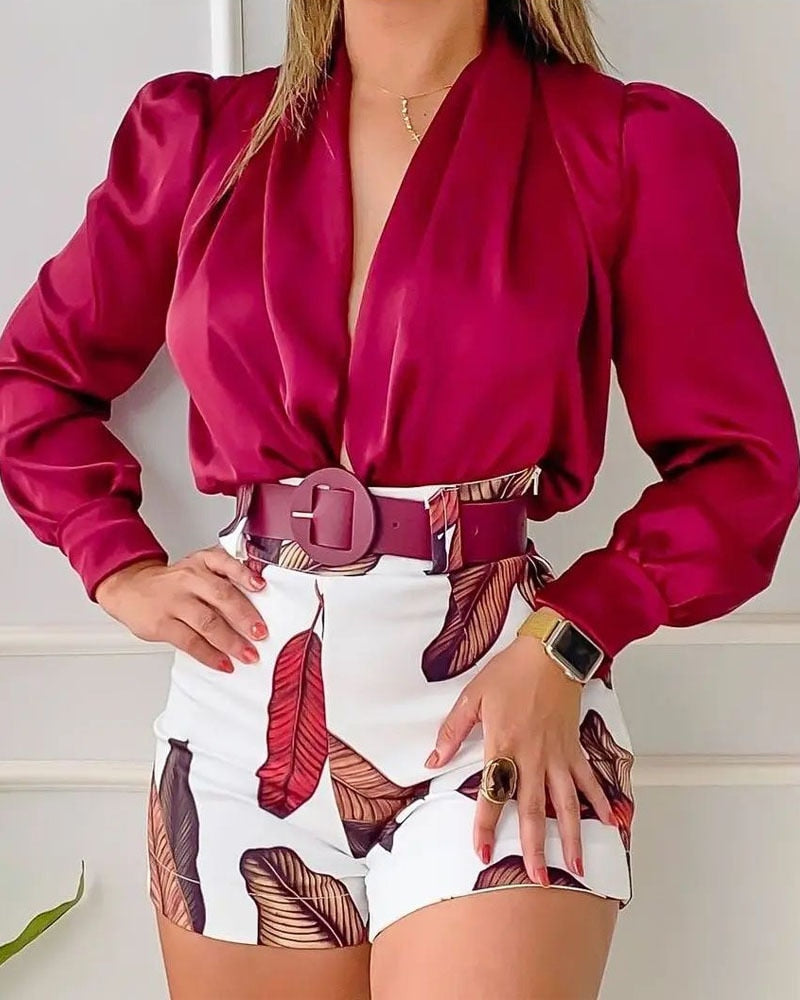 Summer Short/long sleeve Set