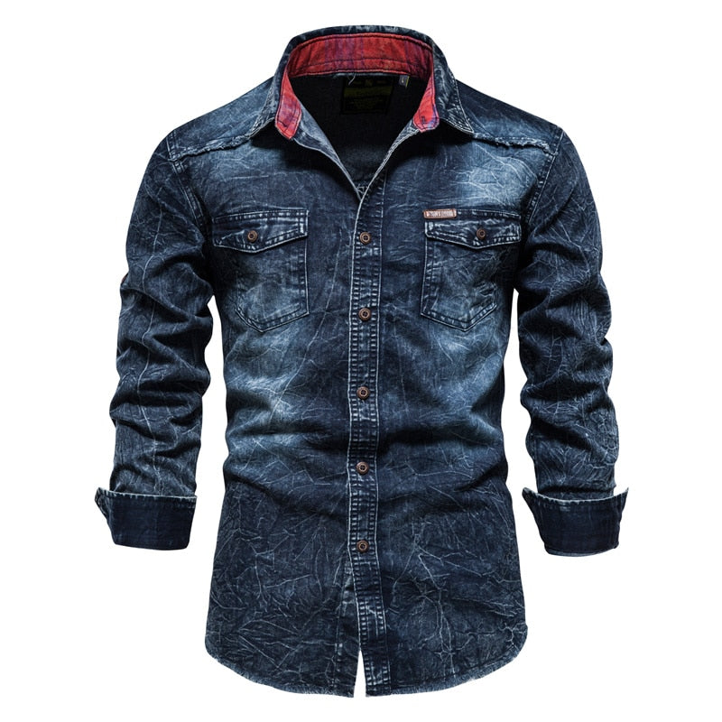 Slim Fit Denim Shirt