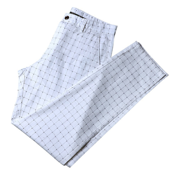 Regular Fit Plaid Pants