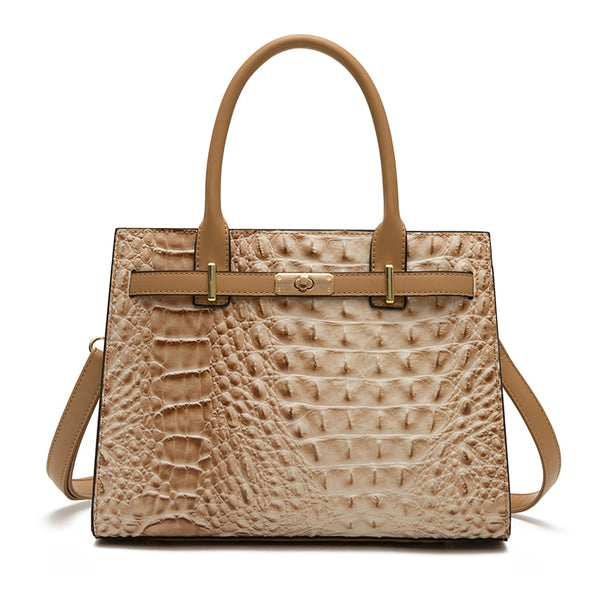 Lux Crocodile Pattern bag