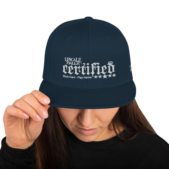 UPSCALEBALLR Certified Snapback Hat