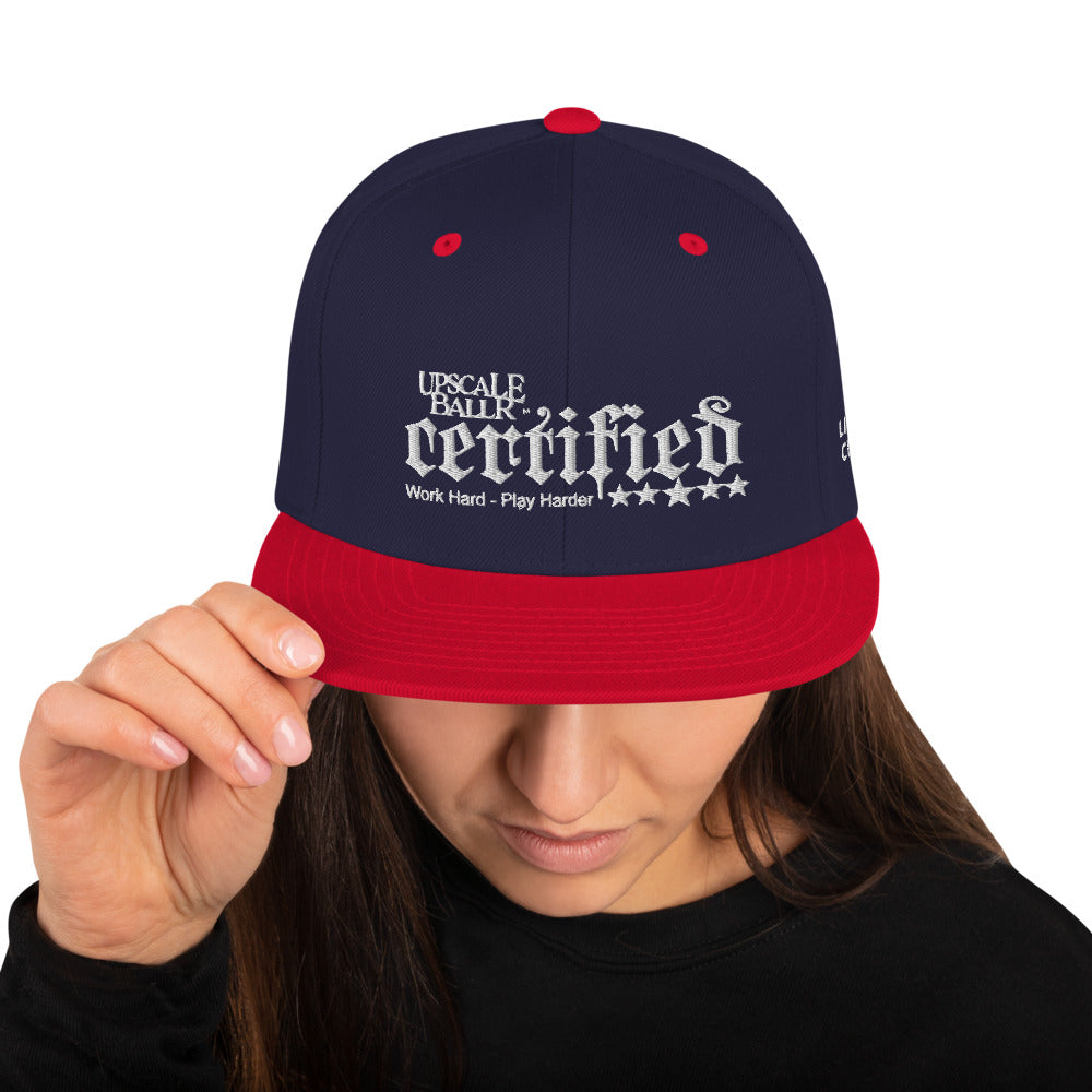 UPSCALEBALLR Certified Snapback Hat