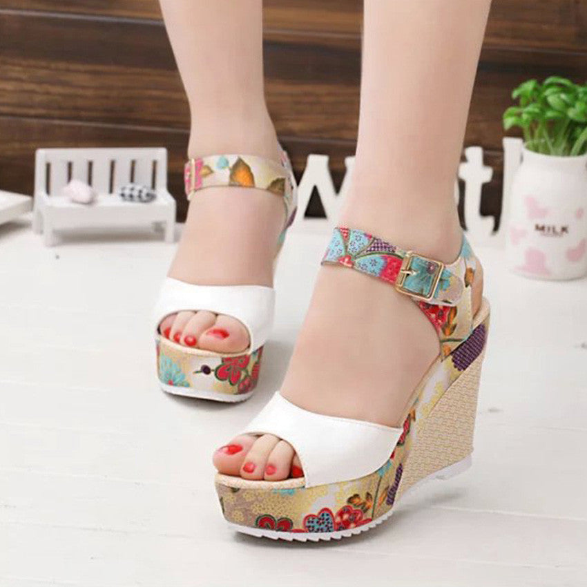 Women's Shoes Platform Lace Belt