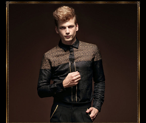 fashion casual black shirt