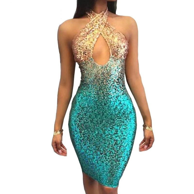 Sexy Chic Gold Dress