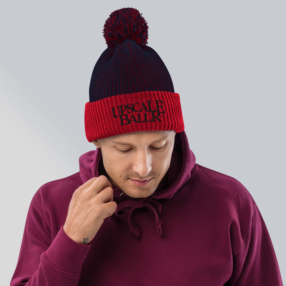 UpscaleBallR Pom-Pom Beanie