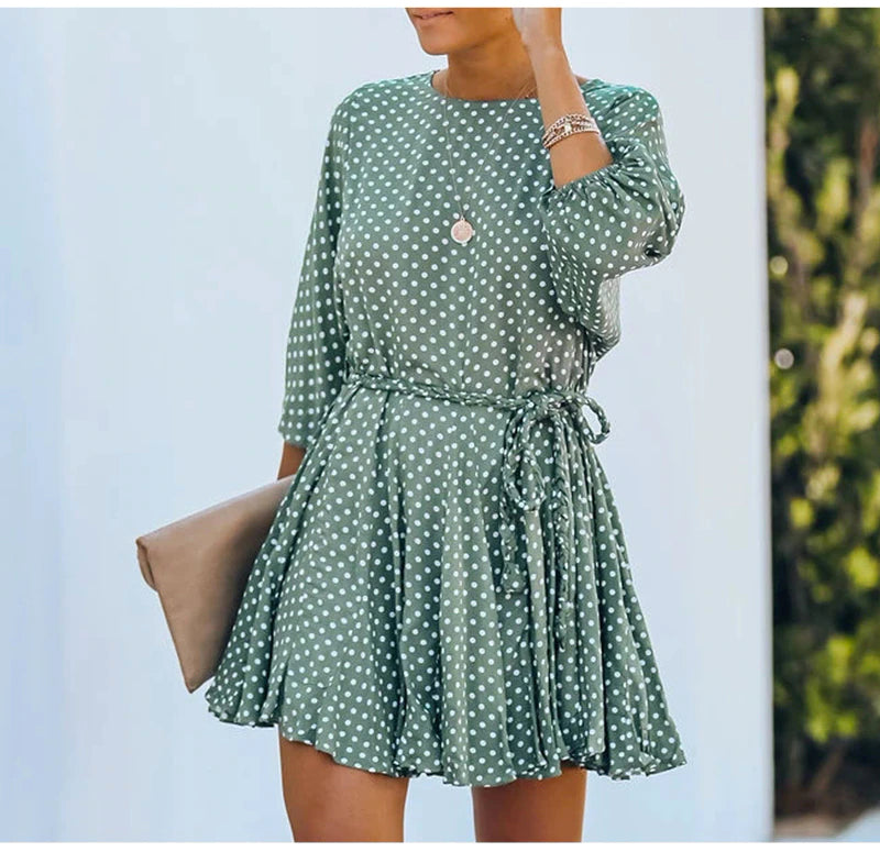 Ruffle Mini Dres