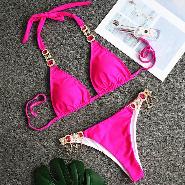 Rhinestone Swimsuit