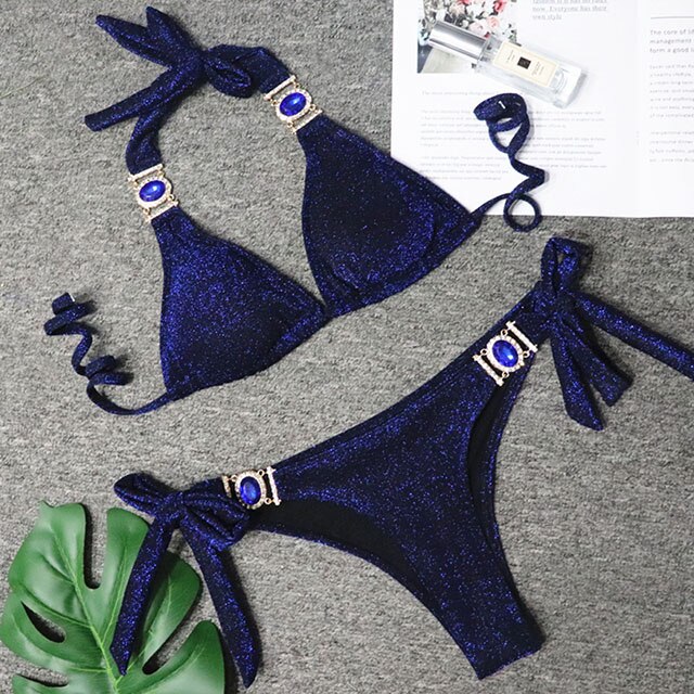 Rhinestone Swimsuit