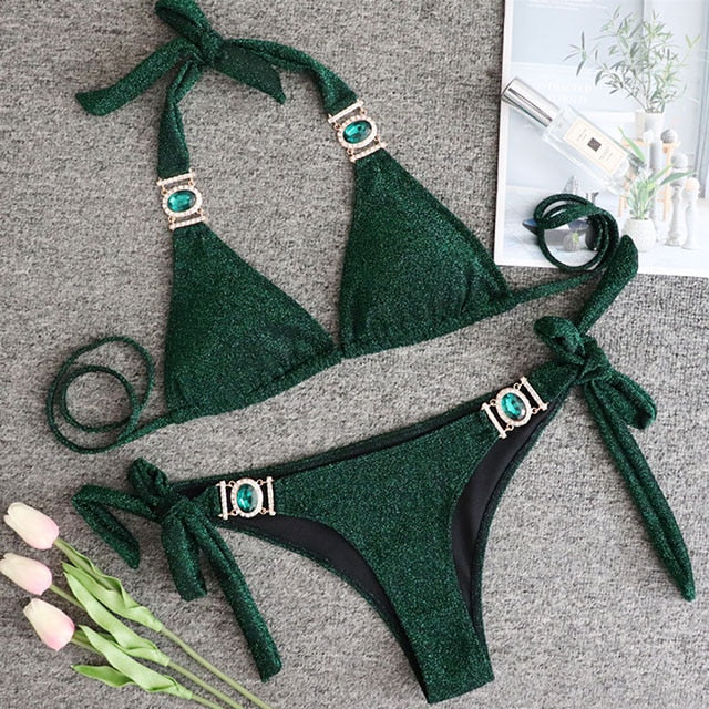 Rhinestone Swimsuit