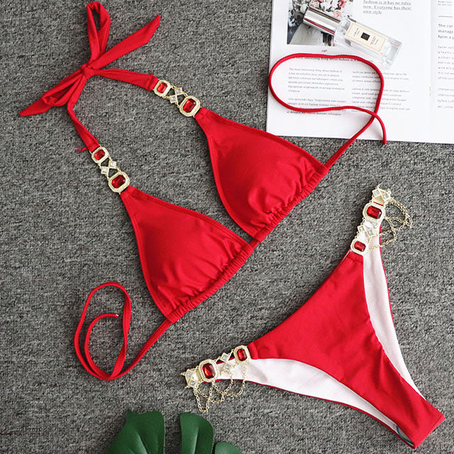 Rhinestone Swimsuit
