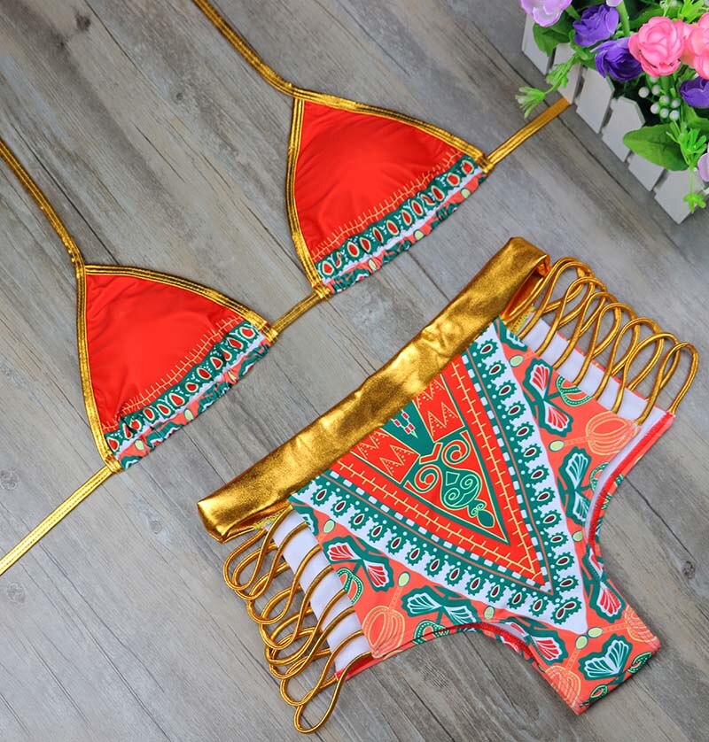 Yakonda Print Bikini Set