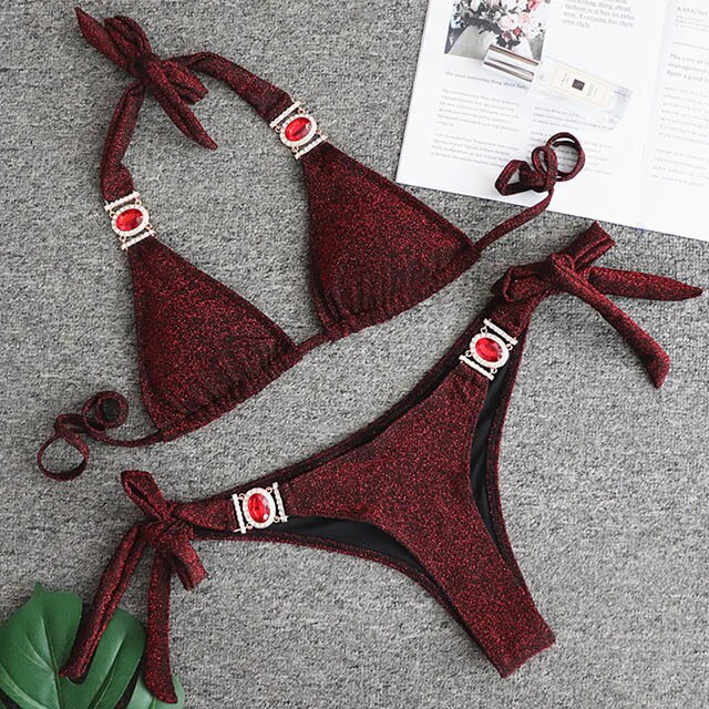 Rhinestone Swimsuit