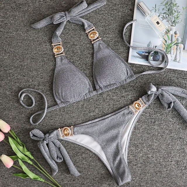 Rhinestone Swimsuit