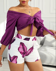 Spring/Summer Crop Top Set