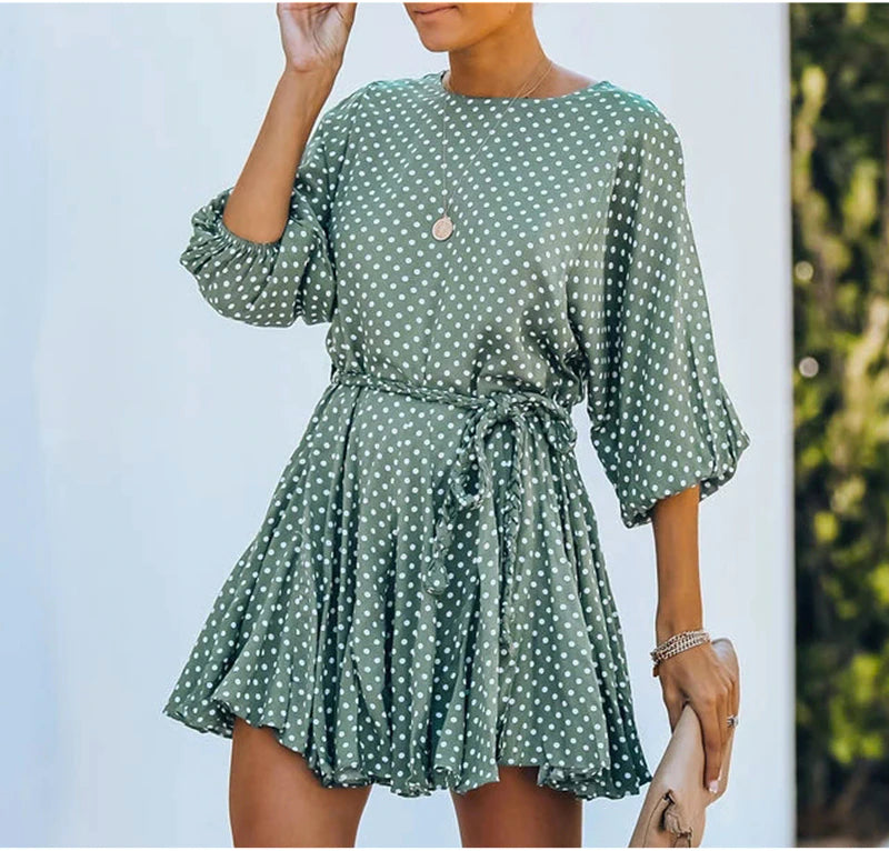 Ruffle Mini Dres