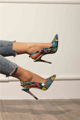 Colored Serpentine Shoe