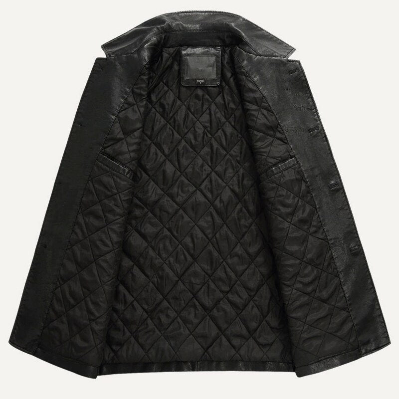 Business PU Leather Jacket