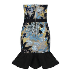 Strapless Sequin Dress