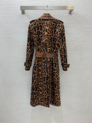 Leopard Casual Autumn Coat
