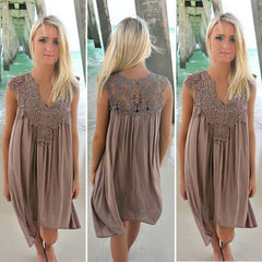 Knee-length beach dress