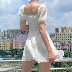 Miss me  Satin Mini Dress