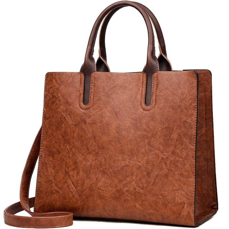 Vintage OIL SKIN Leather Bag