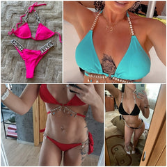 (XL) Shiny diamond bikini
