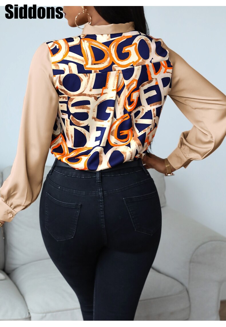 Scarf Neck Blouse