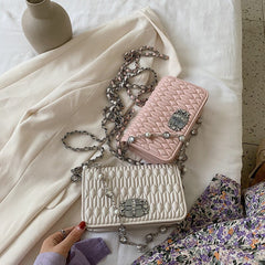 Elegant Female Square Crossbody bag