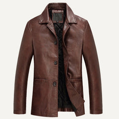 Business PU Leather Jacket