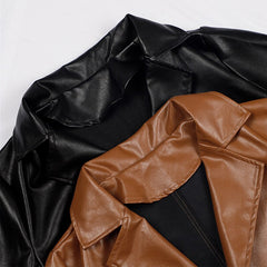 Pure Faux Leather Dress